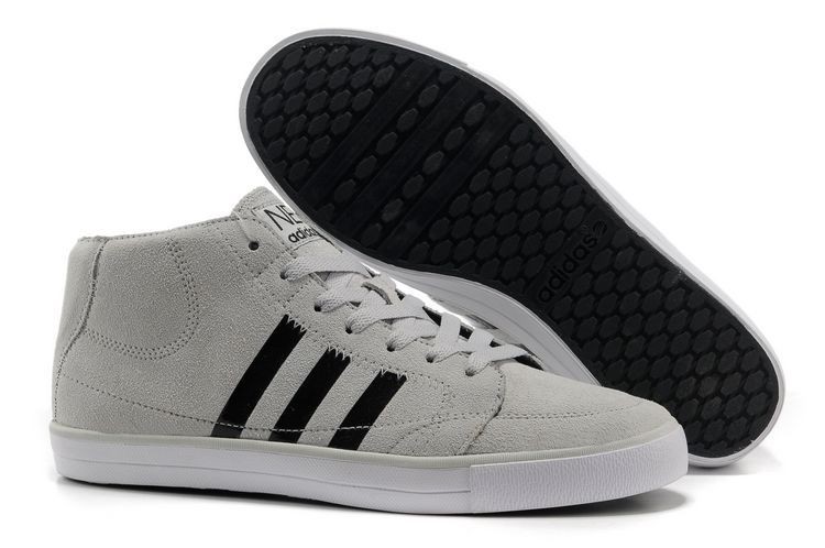 Mens Adidas 2013 Style NEO High top sneakers Grey/Black
